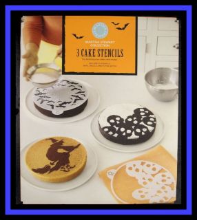   Stewart ***Halloween Assorted Cake 9 Stencil Designs*** NIP #5415