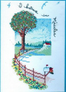 Lovely D Morgan MIRACLES Large Count Cross Stitch Kit