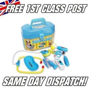 Piece Doctors Play Set & Carry Case Medical Kit Kids Toy
