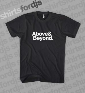 Above and Beyond BLACK T SHIRT S M L XL 2XL Dance Music DJ WMC Trance 