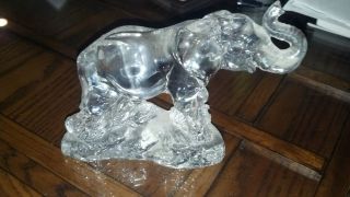   HOUSE WONDERS OF THE WILD Crystal ELEPHANT Animal Figurine * MINT