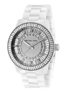   Michael Kors Ladies MK5361 White Ceramica Swarovski Crystal Watch