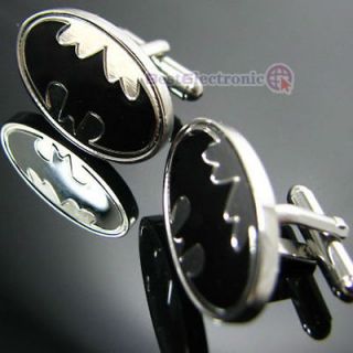   Classic Men`s Wedding Party Gift Superhero Batman Cufflinks Cuff Links