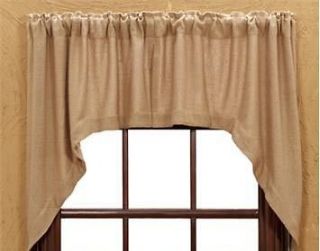 burlap curtain in Curtains, Drapes & Valances