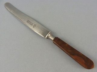   SOLINGEN MARBLED BROWN BAKELITE HANDLE KITCHEN FIXED BLADE KNIFE