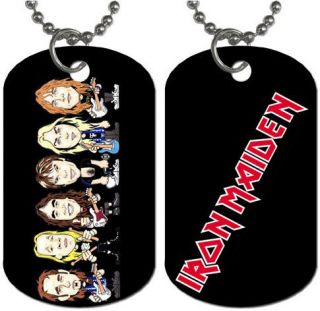 New Iron Maiden British Heavy Metal Dog Tag Necklace 1