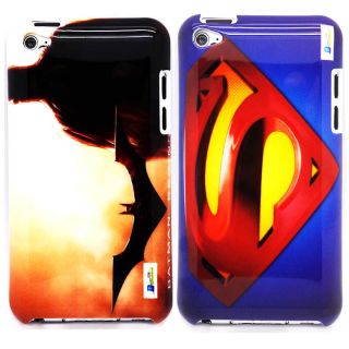   Limited Batman Begin& Blue Superman Icon Hard Cases For iPod Touch 4