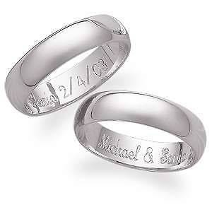 Personalized Sterling Silver Promise Ring   Free Engraving