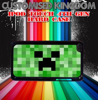 IPOD TOUCH 4TH GEN MINECRAFT CREEPER HARD CASE COVER GIFT