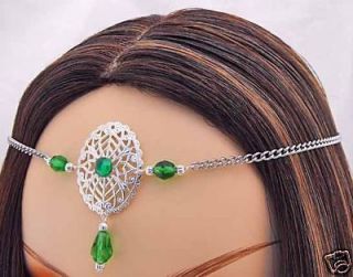 CUSTOM color Renaissance Elven Bride CIRCLET head piece