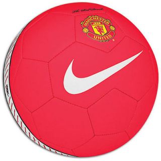 NIKE MANCHESTER UNITED Pitch 2010 Soccer Ball NEW RED Size 5
