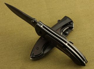 New BROWNING Titanium Ebony Folding Knife 152