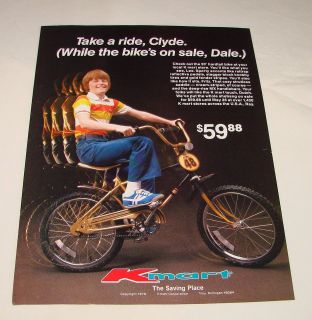 1980 K Mart hardtail bicycle ad page