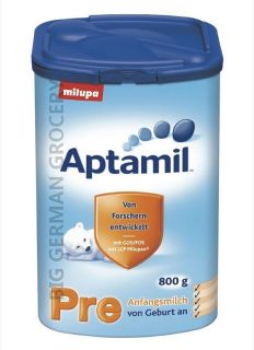 Milupa   APTAMIL PRE   German product   Milk from the day of the birth 