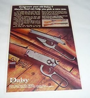 1975 Daisy bb gun ad page ~ OUTGROWN YOUR OLD DAISY?