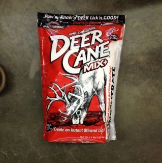 Deer Cane Mix 6.5lb mineral attractant drives bucks crazy attract lick 