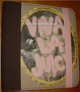 Juicy Couture 8pc Pink 3 ring Binder Folder Notebook