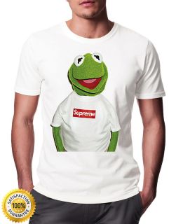 Supreme Kermit Frog Rare T   Shirt Mens Womens OBEY YOLO OFWGKTA DOPE 