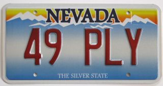 49 PLY Metal Novelty Plate for Your 1949 Plymouth