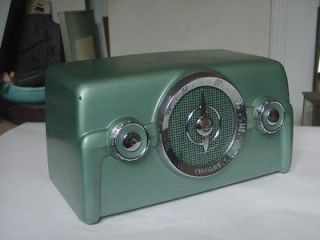 Vintage Crosley Tube Radio . Dashboard Style  10 140