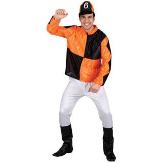   Large Jumpin Jockey Horse Racing Derby Day Outfit Fancy Dress Costume