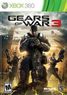 Brand New Gears of War 3 (Xbox 360, 2011) Standard Edition