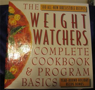   Watchers Complete Program Basic 500 new recipes 1994 ring binder