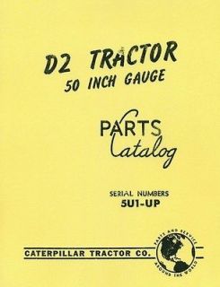 Caterpillar D2 Diesel Tractor Parts Catalog CD