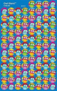 TREND T 46194 Owl Stars superSpots Stickers CLASSROOM DECORATIVE NEW