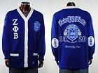 Zeta Phi Beta Blue Long Sleeve Cardigan sweater S 3XL