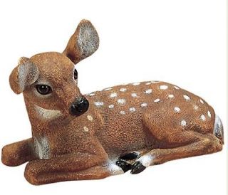 Fawn Baby Deer Outdoor Garden Statue Animal Lawn Decor