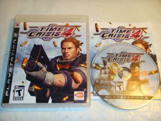 SHOOTER TIME CRISIS 4 PlayStation 3/PS3 Game+Booklet+C​ase
