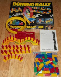 1994 Domino Rally Basic Set w/66 Dominoes 100% Complete Loop the Loop
