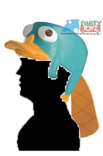 PHINEAS AND FERB LATEX PERRY ADULT HAT CAP AGENT P THE PLATYPUS 