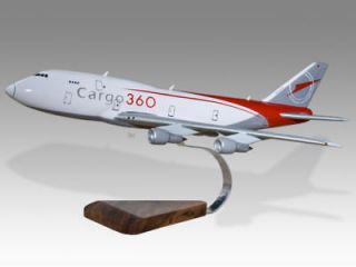 Boeing 747   400F Cargo 360 Wood Desktop Airplane Model