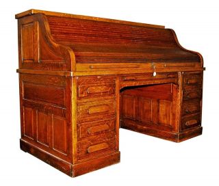 oak roll top desk in Desks & Secretaries