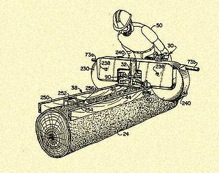 DELTA Portable Saw Mill US Patent Art Print_W579