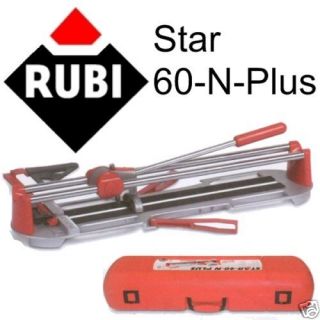 Rubi Star 60 N PLUS Tile Cutter 12979 *New With Case*