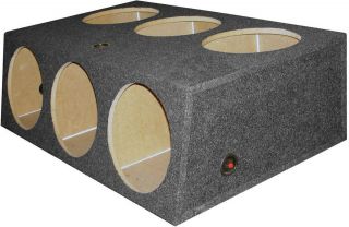 NEW Q POWER QBASS126 12 HEAVY DUTY SEALED ANGLED 6 SUBWOOFER 