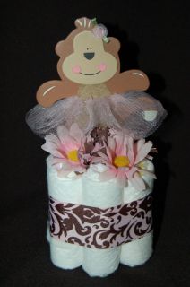 monkey diaper cakes in Diaper Cakes