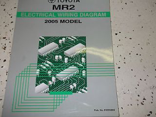   MR2 MR 2 ELECTRICAL WIRING Diagram Service Shop Repair Manual OEM