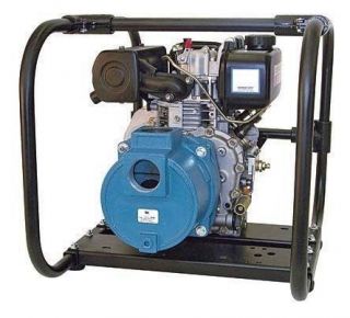7Hp Diesel Engine DREDGE PUMP   10,380 GPH   2 Inlet/Outlet   Up to 