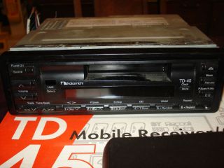 Nakamichi TD 45 In Dash Stereo Receiver & Tape Deck