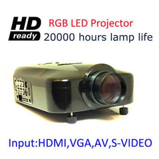 Mini LED Projector HD LCD Projector for Home Theater,Gaming,with VGA 