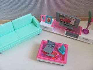 Newly listed Barbie Size Dollhouse Furniture Family Room New