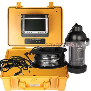 20m Cable Underwater Color Camera 360 Deg. Pan 7 LCD Monitor 