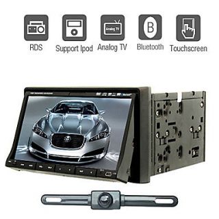   Car CD DVD Player 7 Inch touch Screen Stereo iPod TV FM Radio+CAM