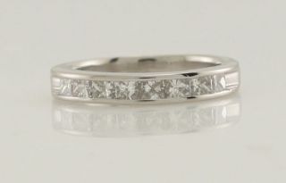   1ct Princess Cut Diamond Wedding Anniversary Band Ring Size 7.25