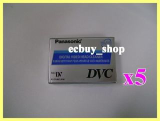 Panasonic Digital Video Head Cleaner Mini DV Tape x5