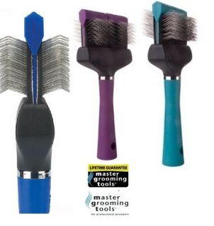 Master Grooming Tools Pro DOUBLE WIDE FLEXIBLE PET DOG SLICKER Mat 